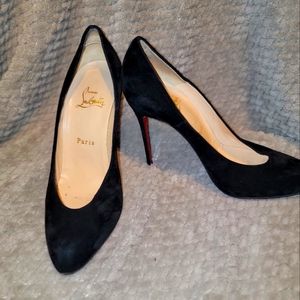 Size 38 Christian Louboutin black heels